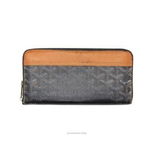 🔴 Goyard Matignon Long Wallet - Black/Tan